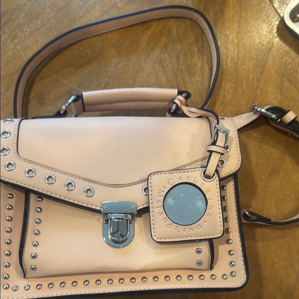 Catherine Malandrino Pink Studded Women's Bag